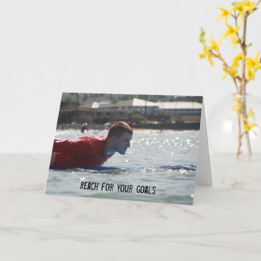 やる気を起こさせるなあなたの目的のための範囲 カード (黄色い花)