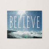 やる気を起こさせるなことわざを信じて下さい ジグソーパズル (横)