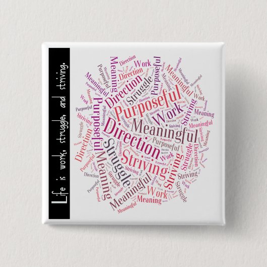 やる気を起こさせるなボタン1 缶バッジ (正面)