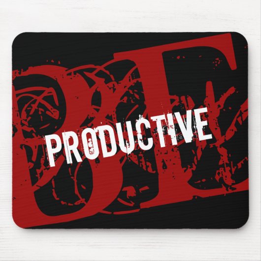 やる気を起こさせるなマウスパッド|は生産的な引用文です マウスパッド (正面)