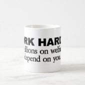 やる気を起こさせるなマグ コーヒーマグカップ (中央)