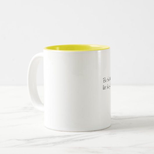 やる気を起こさせるなマグ ツートーンマグカップ (正面左)