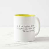 やる気を起こさせるなマグ ツートーンマグカップ (正面右)