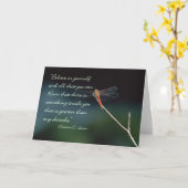 やる気を起こさせるなメッセージカード カード (黄色い花)