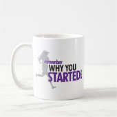 やる気を起こさせるなランニング コーヒーマグカップ (左)