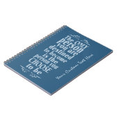 やる気を起こさせるな上等のカスタムなノート ノートブック (左側)