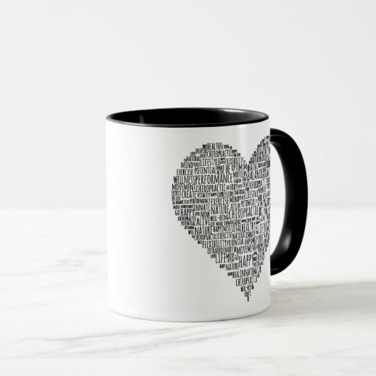 やる気を起こさせるな単語のカイロプラクティックのコーヒー・マグ マグカップ (正面右)