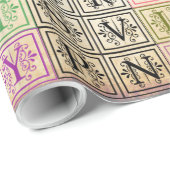 やる気を起こさせるな単語の包装紙 ラッピングペーパー (ロールコーナー)