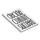 やる気を起こさせるな単語は託します成功します決定します ノートブック (右側)