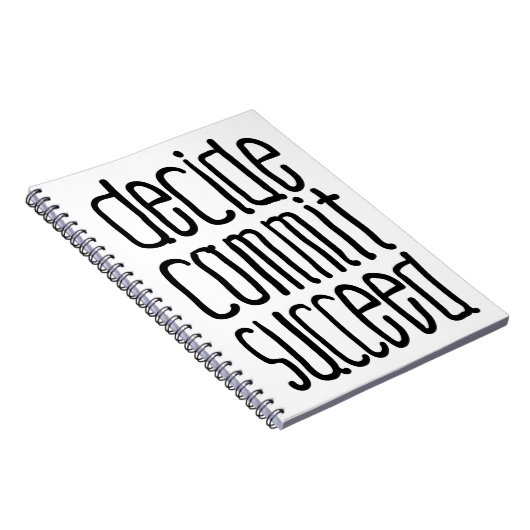 やる気を起こさせるな単語は託します成功します決定します ノートブック (右側)