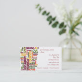 やる気を起こさせるな単語#1の陽性の勇気付けられる 名刺 (スタンド正面)