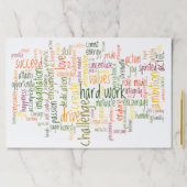 やる気を起こさせるな単語#2の陽性の勇気付けられる ペーパーパッド (インサイチュ)