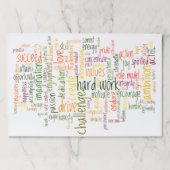 やる気を起こさせるな単語#2の陽性の勇気付けられる ペーパーパッド (正面)