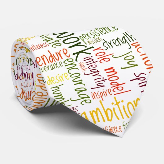 やる気を起こさせるな単語#2の首のタイ ネクタイ (ロール)