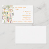 やる気を起こさせるな単語#2 名刺 (正面/裏面)