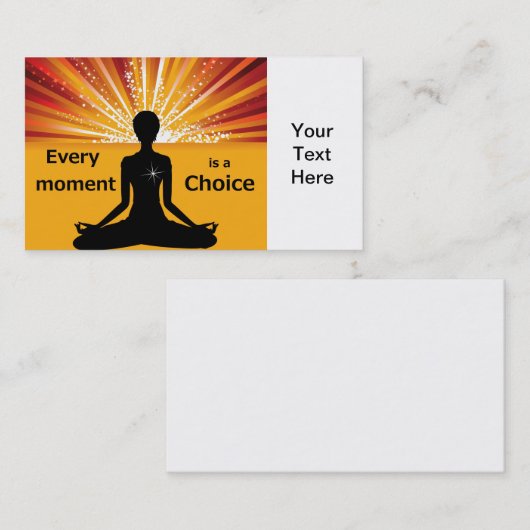 やる気を起こさせるな名刺のテンプレート 名刺 (正面/裏面)