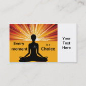 やる気を起こさせるな名刺のテンプレート 名刺 (正面)