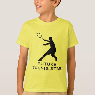 やる気を起こさせるな引用文の子供のテニスの衣服 のTシャツ Tシャツ