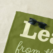 やる気を起こさせるな引用文名前をカスタムする及び色のビーチタオル ビーチタオル (インサイチュ)