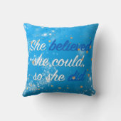 やる気を起こさせるな引用文|のタイポグラフィの原稿を信じて下さい クッション (裏面)