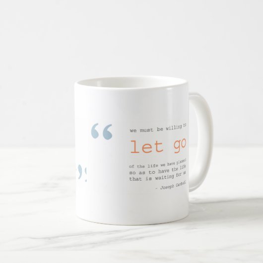 やる気を起こさせるな引用文 コーヒーマグカップ (正面右)