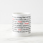 やる気を起こさせるな引用文 コーヒーマグカップ (中央)