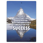 やる気を起こさせるな成功- クリップボード (裏面)