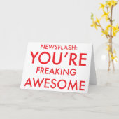 やる気を起こさせるな挨拶状 カード (黄色い花)