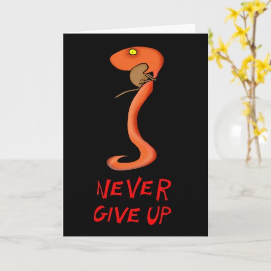 やる気を起こさせるな挨拶状 カード (黄色い花)