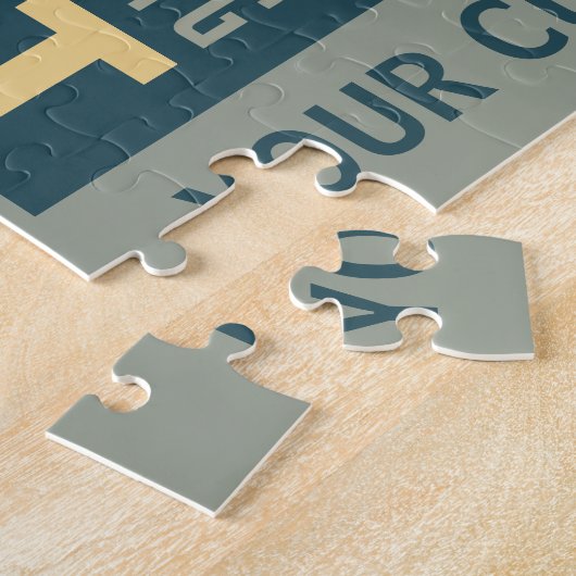 やる気を起こさせるな生命アドバイスのカスタムなパズル ジグソーパズル (側面)