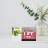 やる気を起こさせるな生命コーチの中心の個人的なゴール 名刺 (スタンド正面)