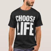 やる気を起こさせるな生命(白写真)を選んで下さい Tシャツ (正面)