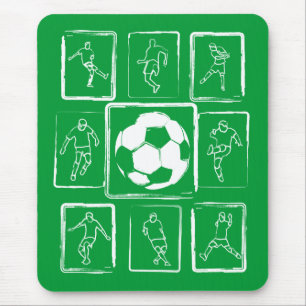 やる気を起こさせるな色彩の鮮やかなサッカーの技術 マウスパッド