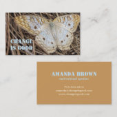 やる気を起こさせるな蝶名刺 名刺 (正面/裏面)