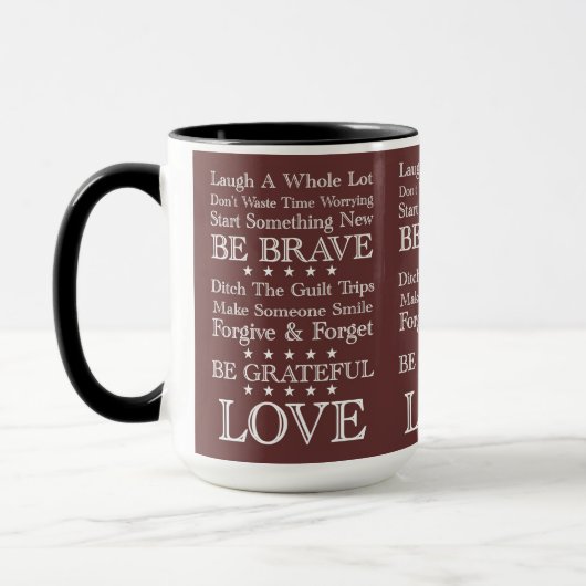 やる気を起こさせるな~のヴィンテージによって住む単語 マグカップ (左)