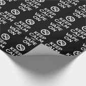 やる気を起こさせるな~の自己の平静そしてVapeを保って下さい ラッピングペーパー (角)