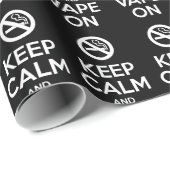 やる気を起こさせるな~の自己の平静そしてVapeを保って下さい ラッピングペーパー (ロールコーナー)