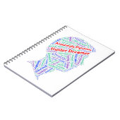 やる気を起こさせるなADHDの写真のノート ノートブック (左側)