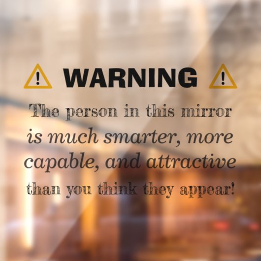 やる気を起こさせるの警告鏡-前向き確認 ウィンドウサイン (シート2)