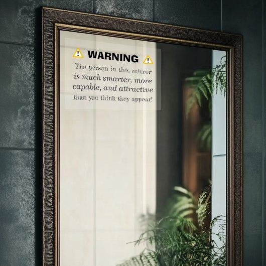 やる気を起こさせるの警告鏡-前向き確認 ウィンドウサイン