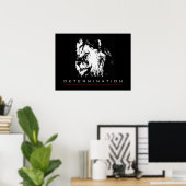 やる気を起こさせるアポップ・アートのートライオンポスタープリント ポスター (ホームオフィス)