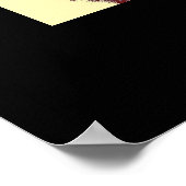 やる気を起こさせるアポップ・アートのート勇気ウルフポスタープリント ポスター (角)