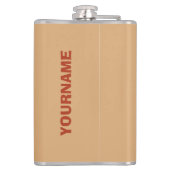 やる気を起こさせるカスタム瓶 フラスク (裏面)