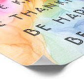 やる気を起こさせるカラフルインスピレーション ポスター (角)