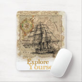 やる気を起こさせるクラシックMapテンプレート マウスパッド (マウス)