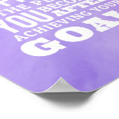 やる気を起こさせるゴールの達成に関する引用文 ポスター (角)