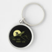 やる気を起こさせるサイクリング引用文 キーホルダー (正面)