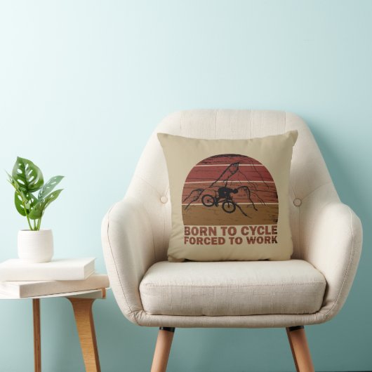 やる気を起こさせるサイクリング引用文 クッション (椅子)
