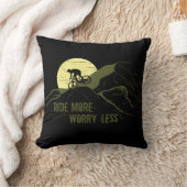 やる気を起こさせるサイクリング引用文 クッション (ブランケット)