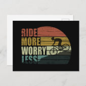 やる気を起こさせるサイクリング引用文 シーズンポストカード (正面/裏面)